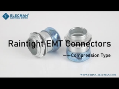 Tipo a 4 pollici di compressione impermeabile d'acciaio EMT Connector EMT Conduit To Box