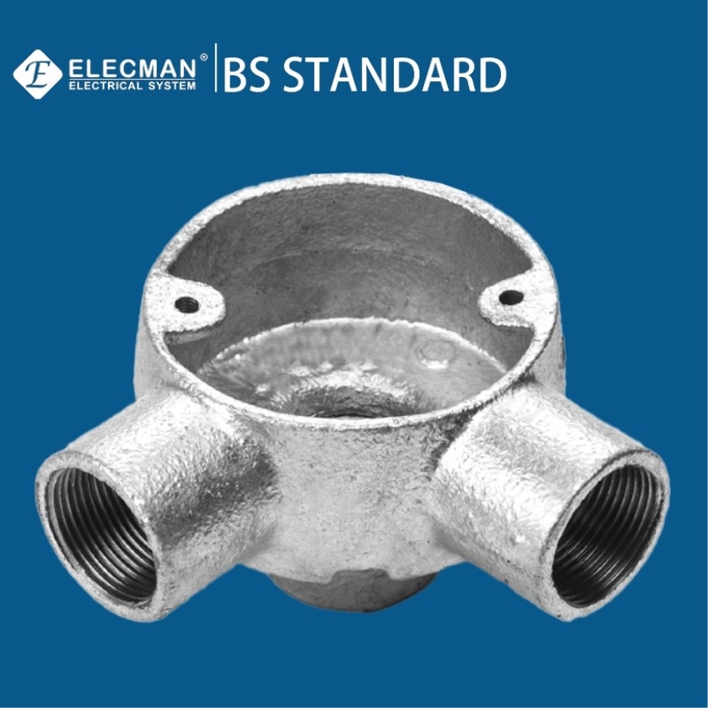 Angle And Back Electrical Conduit To Outlet Box 20mm-25mm